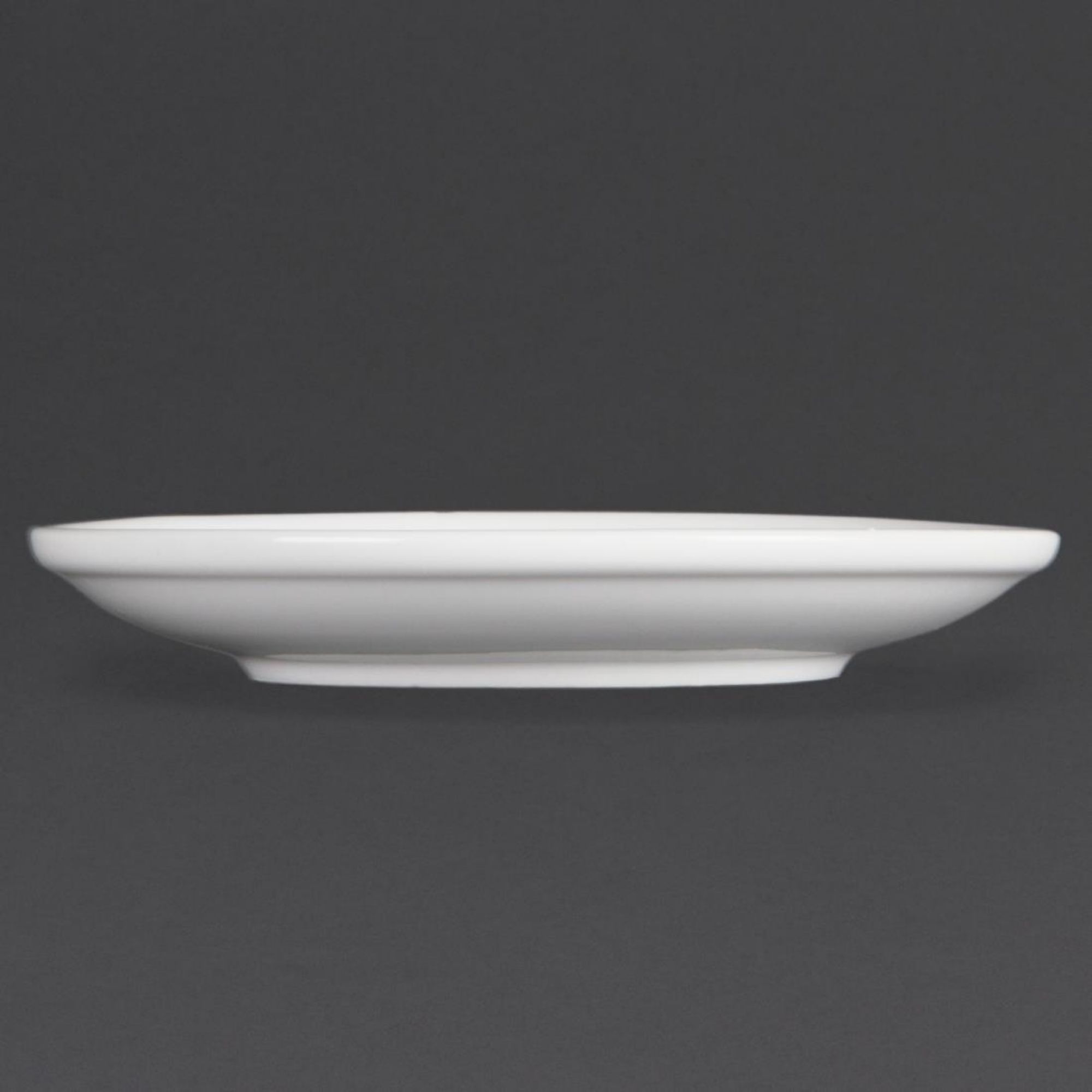 Picture of Olympia Whiteware Stacking Saucers 150mm (Pack of 12)