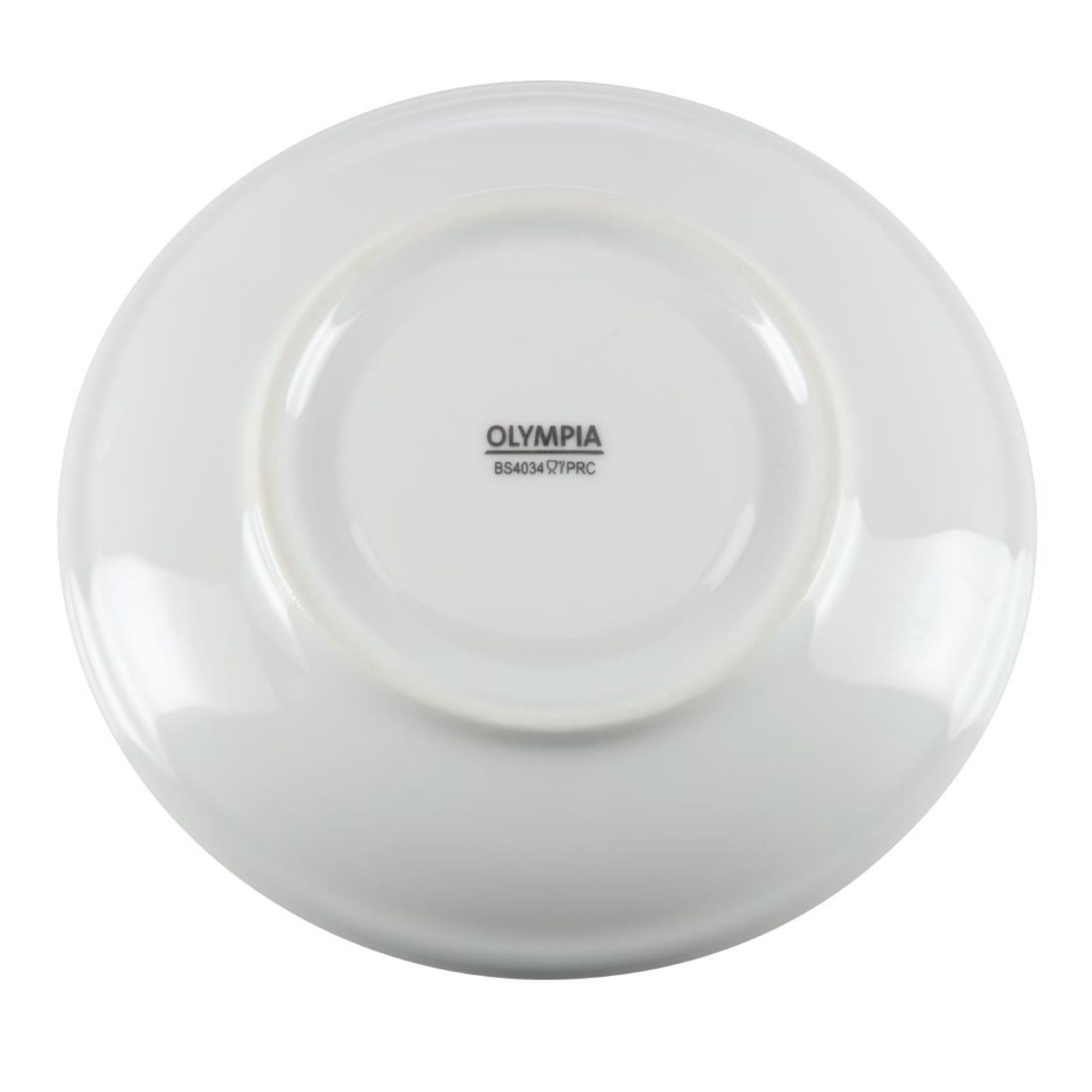 Picture of Olympia Whiteware Stacking Saucers 150mm (Pack of 12)