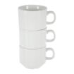 Picture of Olympia Whiteware Stacking Tea Cups 7oz 200ml (Pack of 12)