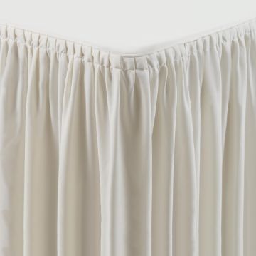 Picture of Table Top Cream Cover & Skirting - PlissÃ© Style