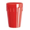 Picture of Olympia Kristallon Polycarbonate Tumblers Red 260ml (Pack of 12)