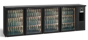 Picture of Gamko E3/2222GMU84 4 x Glass Door Under Counter Bottle Cooler 728 Litres