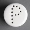 Picture of Olympia Whiteware Pepper Shakers 80mm (Pack of 12)