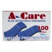 Picture of A-care detectable blue plasters extra wide strip 75X25MM (100 Pack) - CB442