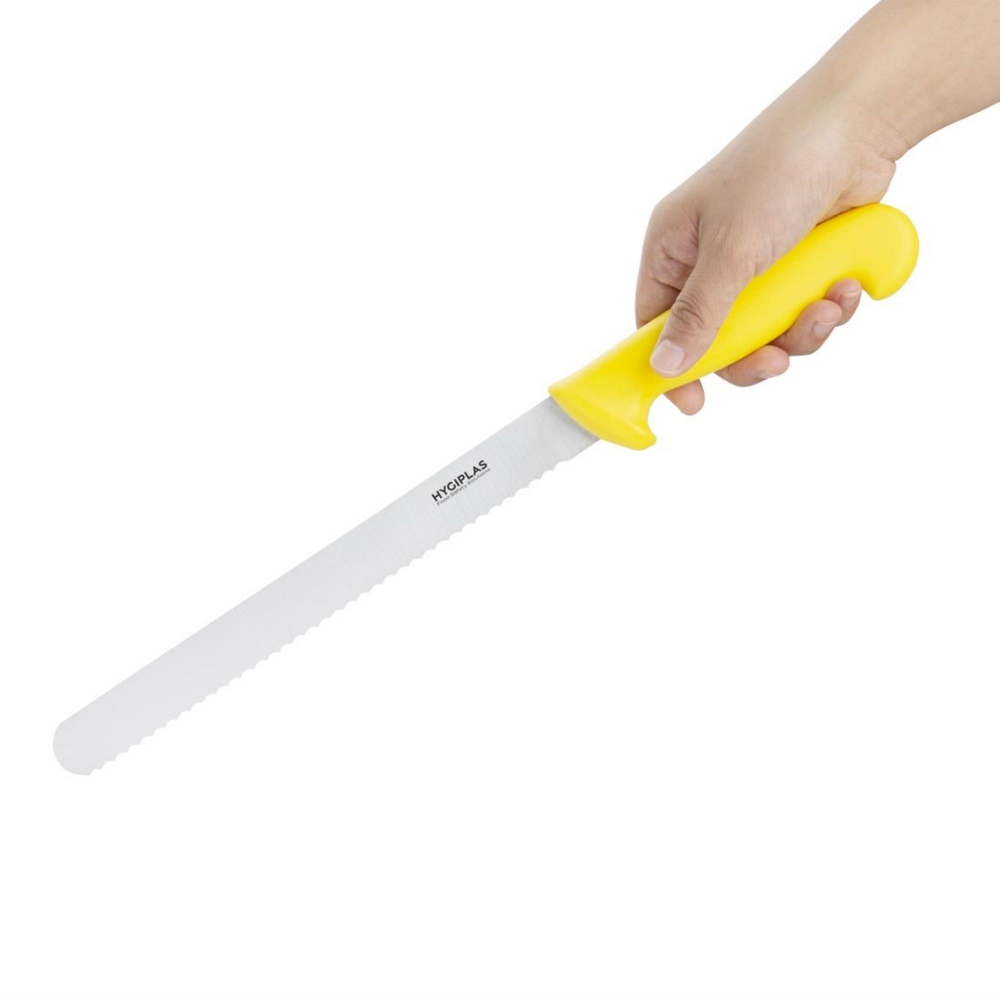 Picture of Hygiplas Serrated Slicer Yellow 24.8cm