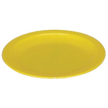 Picture of Olympia Kristallon Polycarbonate Plates Yellow 230mm (Pack of 12)