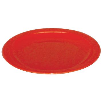 Picture of Olympia Kristallon Polycarbonate Plates Red 230mm (Pack of 12)