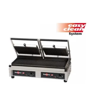 Picture of KRAMPOUZ GECID5AO - Multi Contact Grill Large - Ribbed plates top, ribbed plate bottom