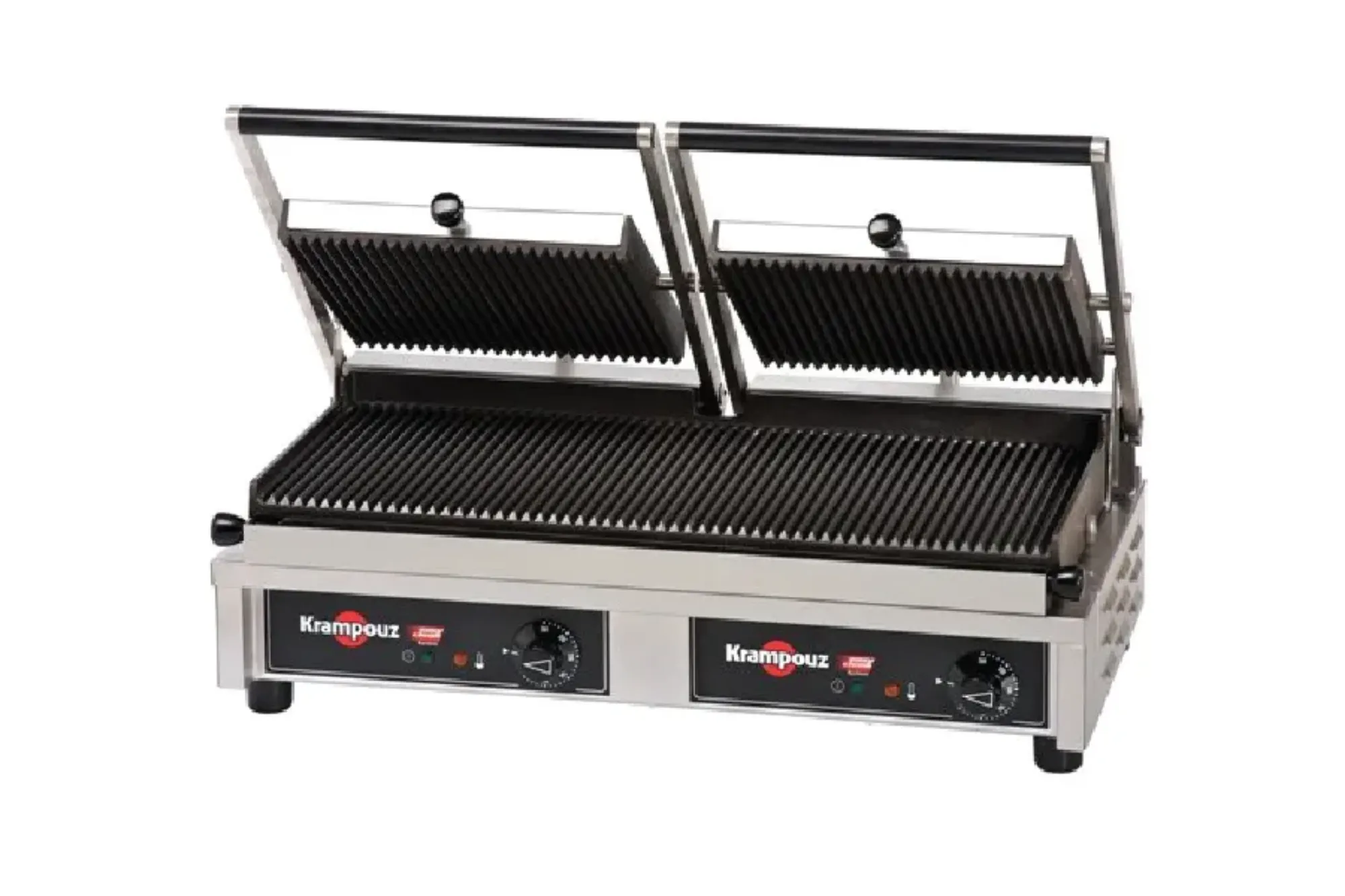 Picture of KRAMPOUZ GECID5AO - Multi Contact Grill Large - Ribbed plates top, ribbed plate bottom