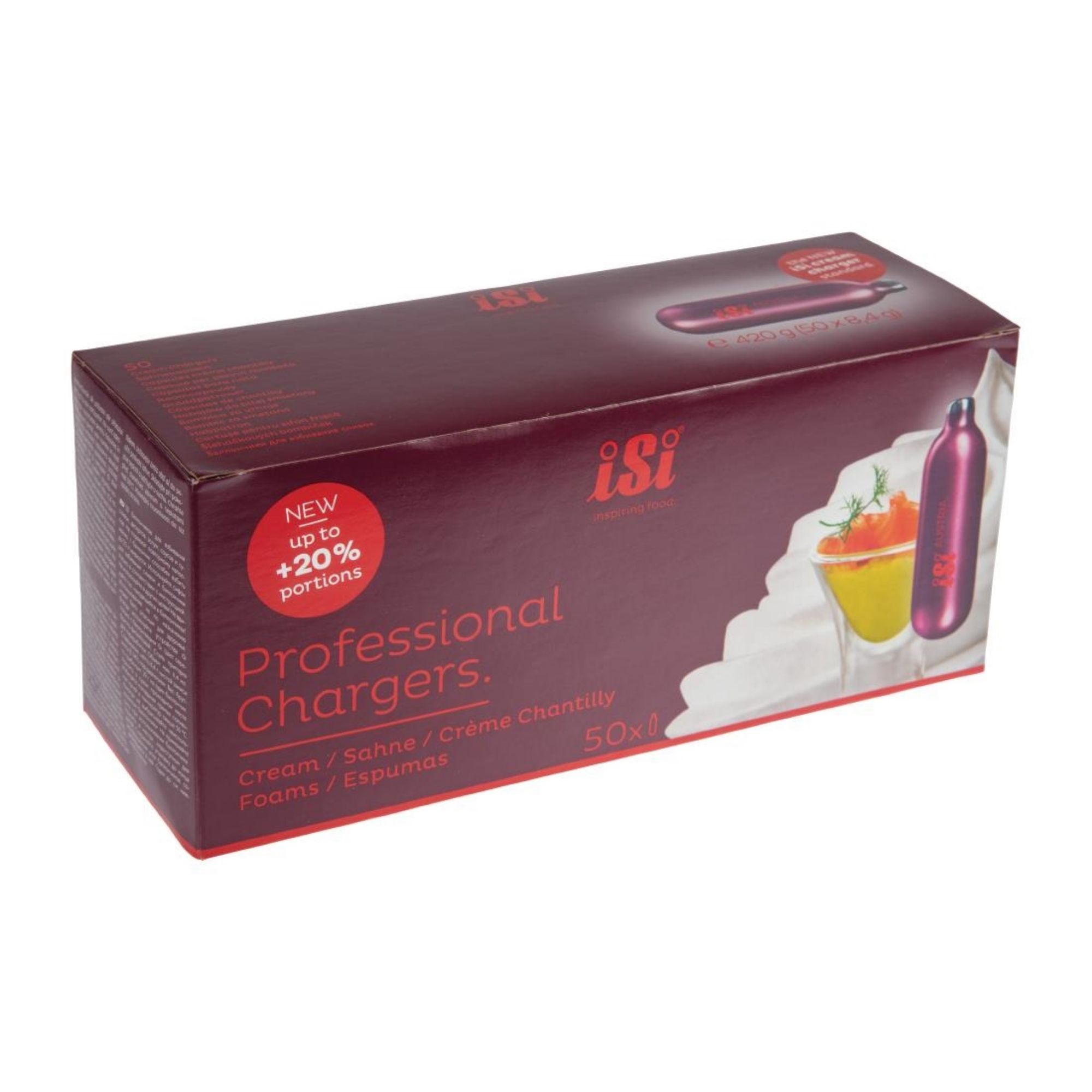 Picture of iSi Whipper Charger Bulbs (50 Pack)