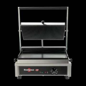 Picture of KRAMPOUZ GECID4BO - Multi Contact Grill Medium - Ribbed plate top and smooth plate bottom