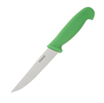 Picture of Hygiplas Serrated Vegetable Knife Green 10.5cm