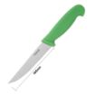 Picture of Hygiplas Serrated Vegetable Knife Green 10.5cm
