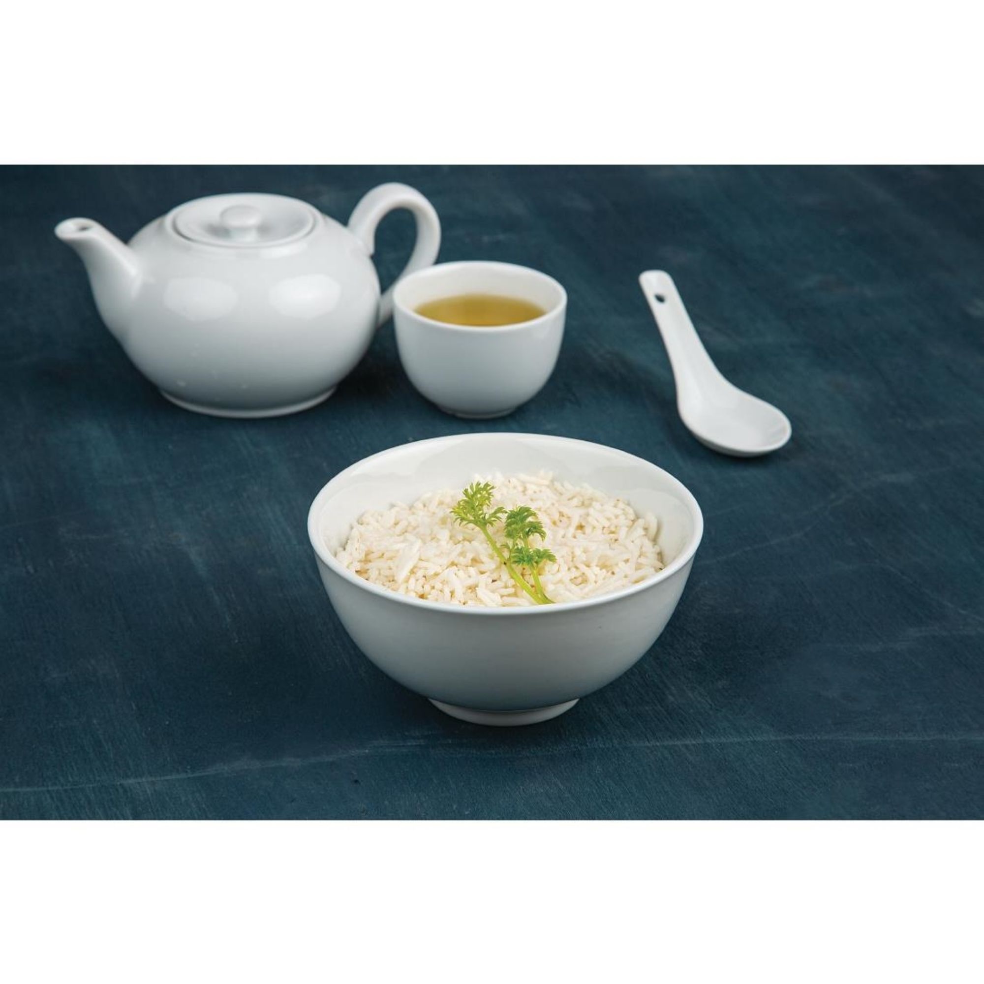 Picture of Olympia Whiteware Rice Bowls 130mm 390ml (Pack of 12)