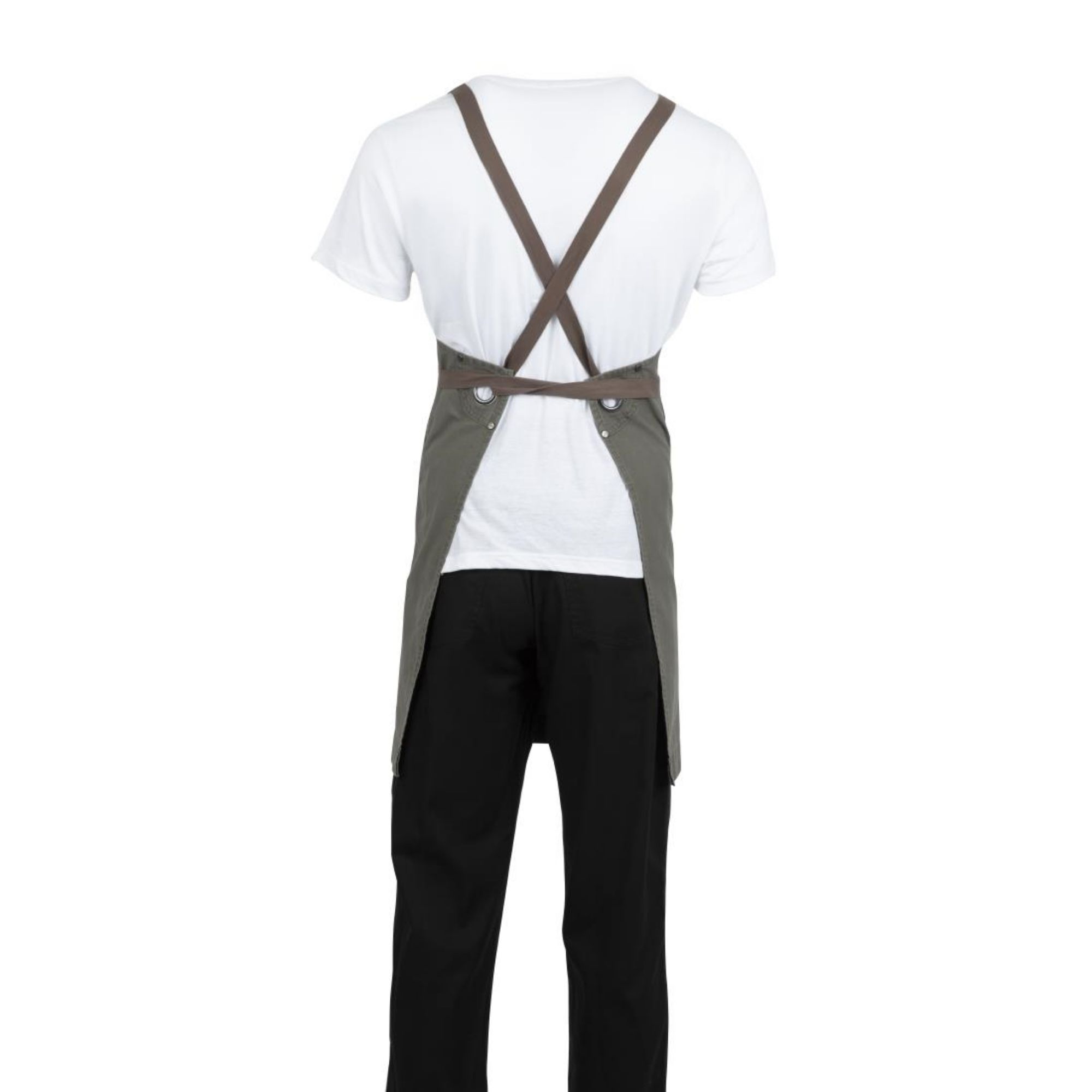 Picture of Southside Cotton Canvas Bib Apron Khaki