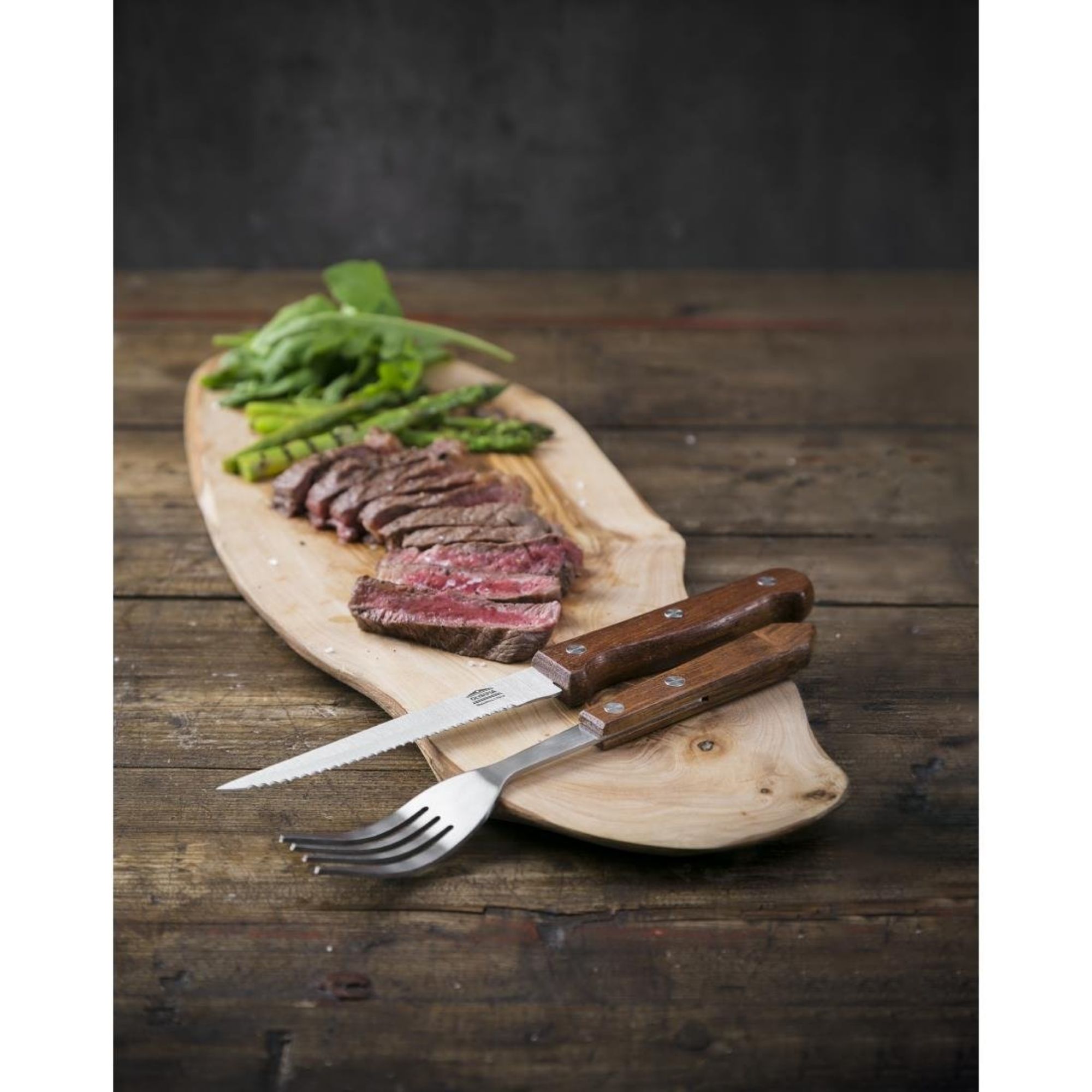 Picture of Olympia Steak Knives Wooden Handle (12 pack)