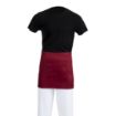 Picture of Whites Short Bistro Apron Burgundy