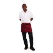 Picture of Whites Short Bistro Apron Burgundy