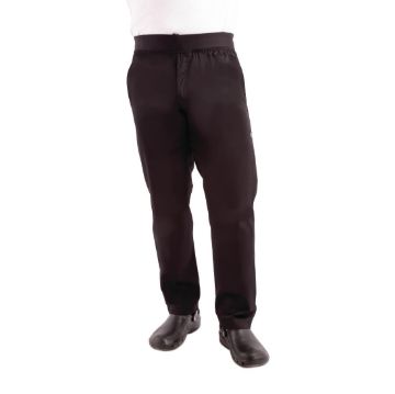 Picture of Chef Works Men's Lightweight Slim Trouser Black Size M
