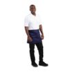 Picture of Whites Short Bistro Apron Navy Blue