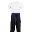 Picture of Whites Short Bistro Apron Navy Blue
