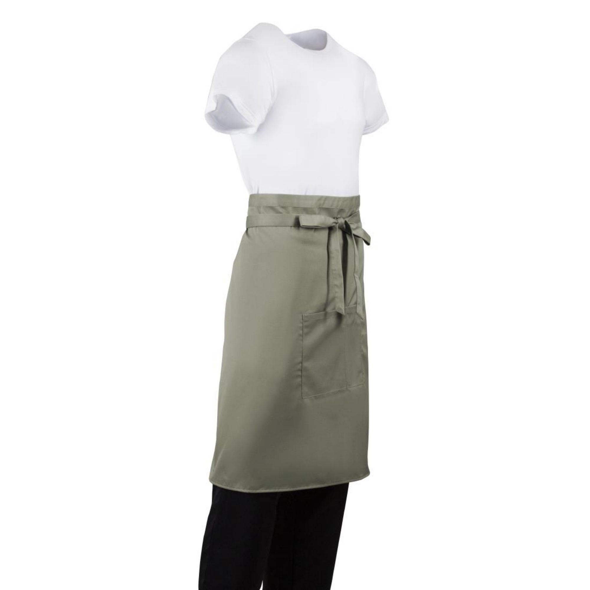 Picture of Whites Regular Bistro Apron Olive