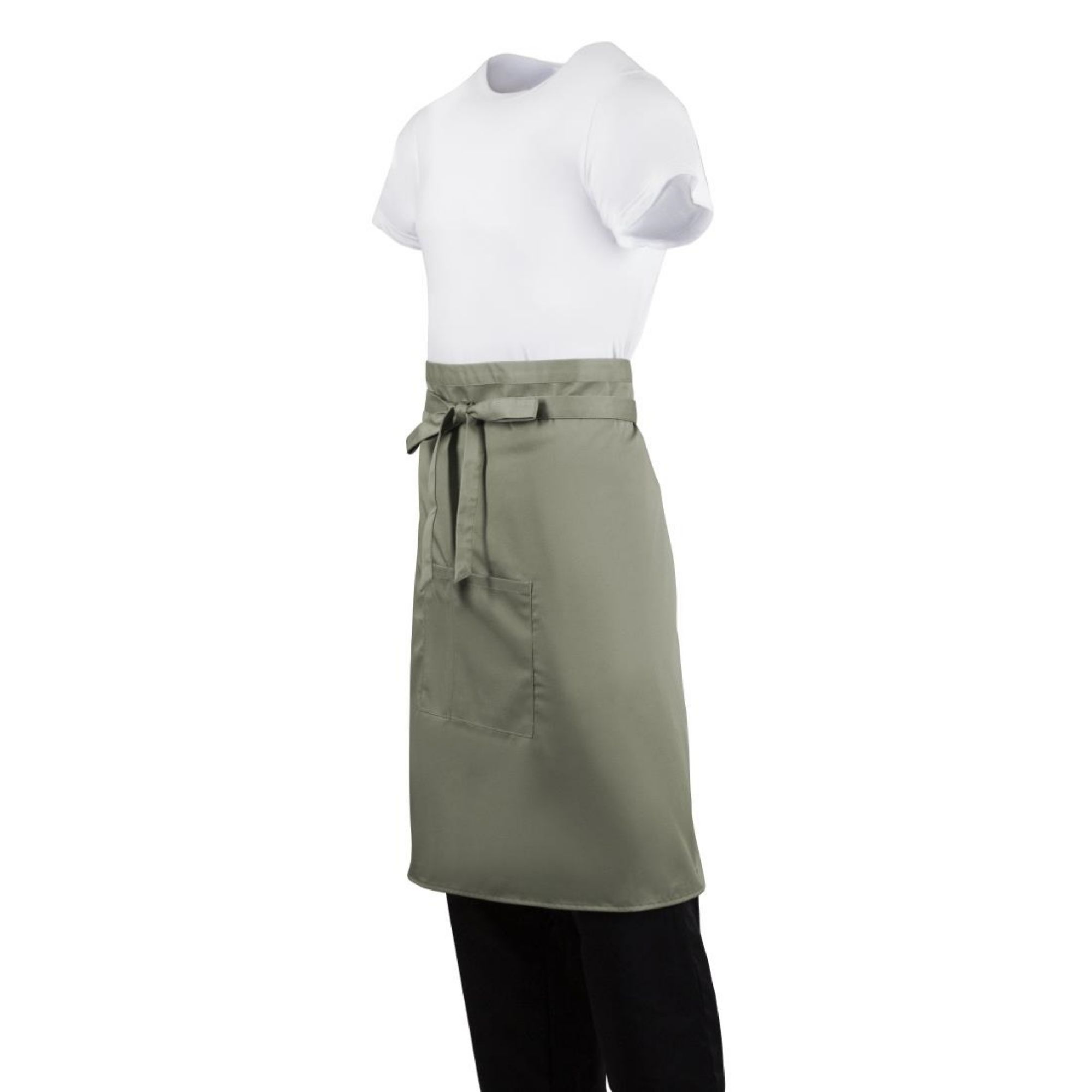 Picture of Whites Regular Bistro Apron Olive