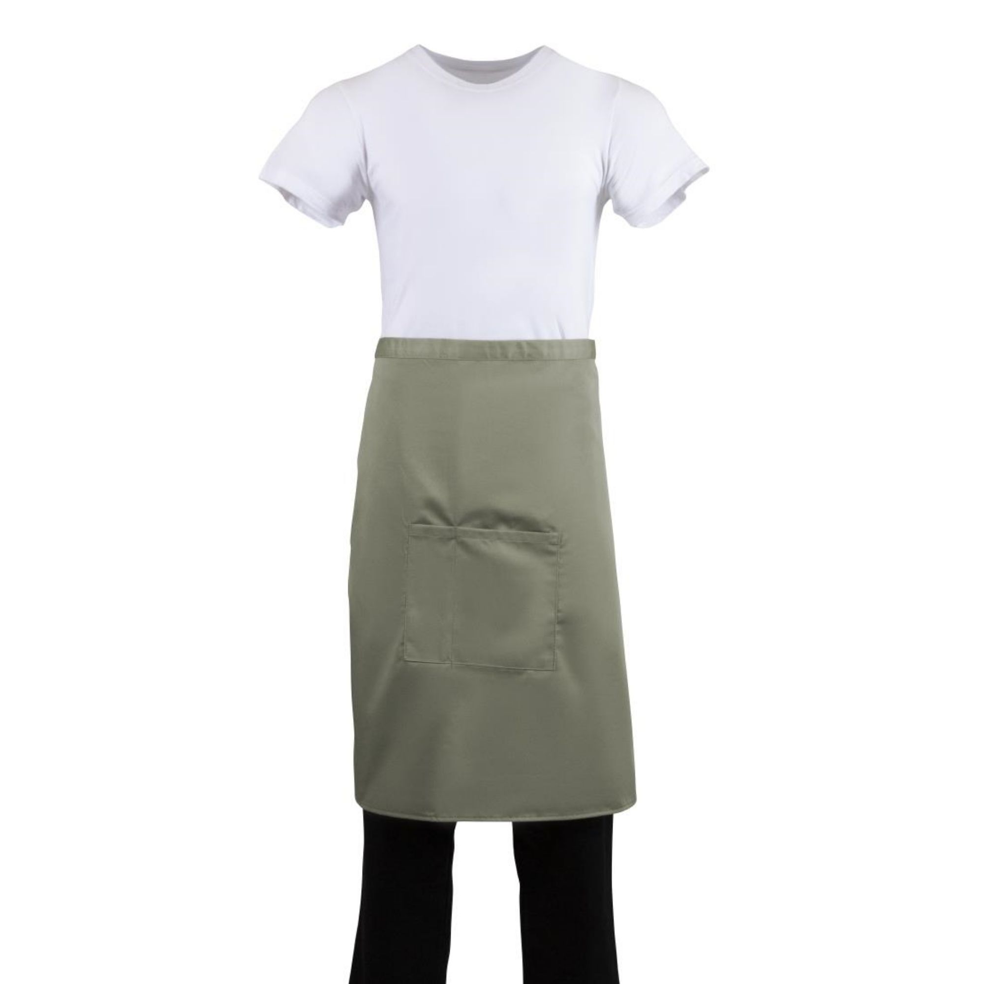 Picture of Whites Regular Bistro Apron Olive