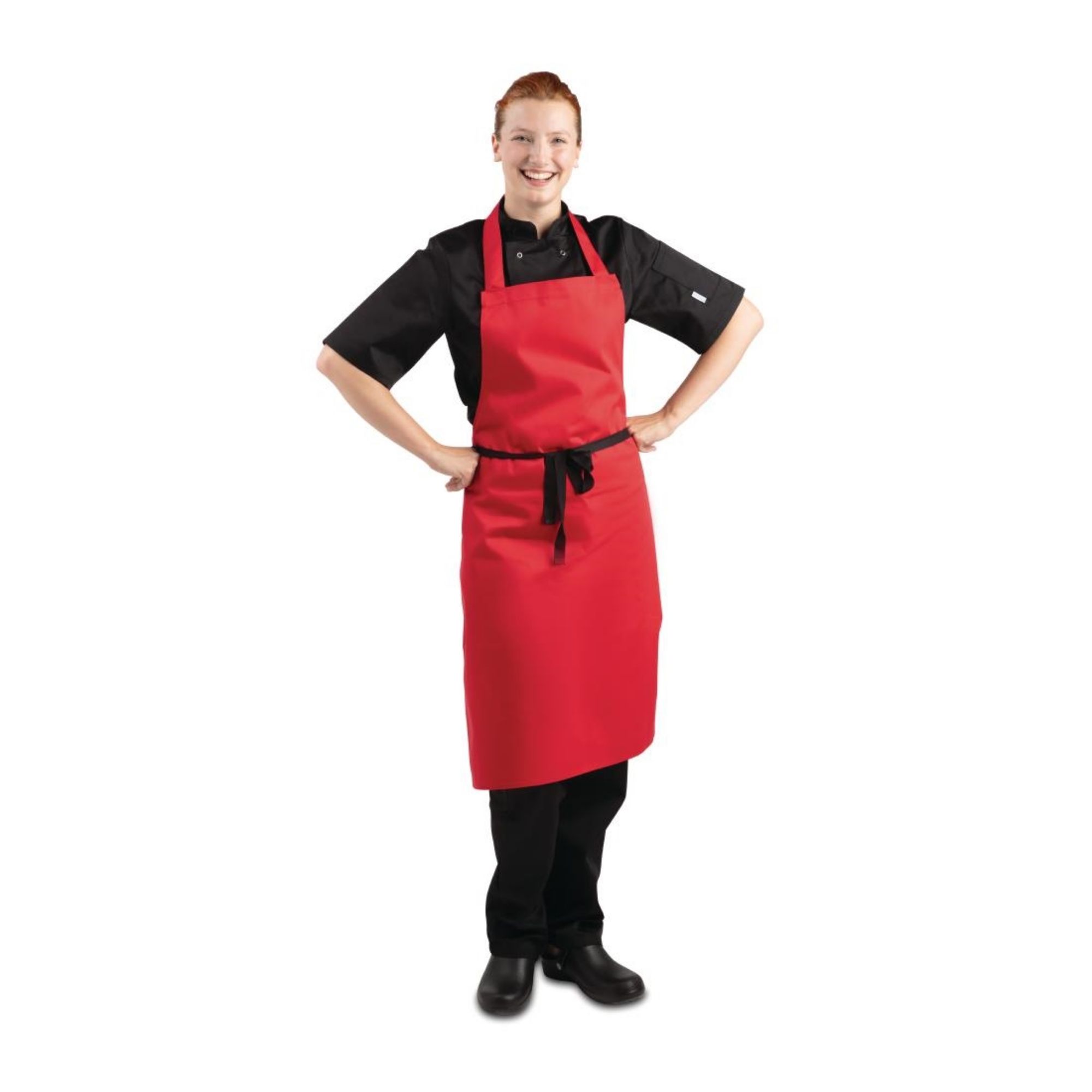 Picture of Whites Bib Apron Red