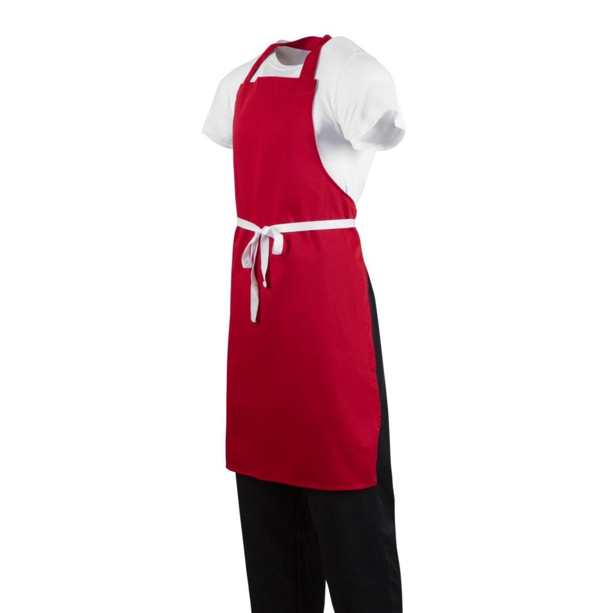 Picture of Whites Bib Apron Red