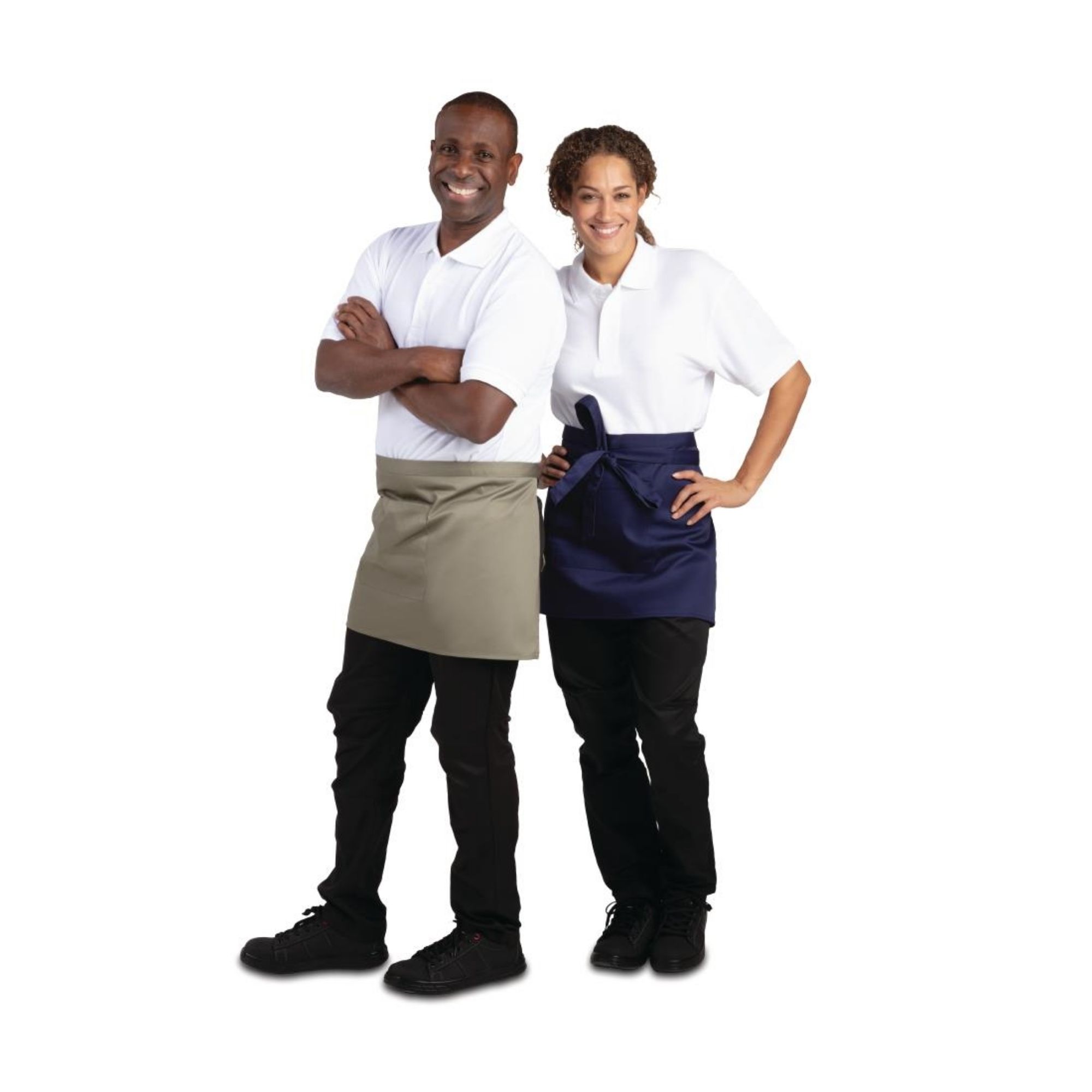 Picture of Whites Short Bistro Apron Olive