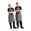 Picture of Whites Polycotton Bib Apron Charcoal
