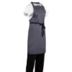 Picture of Whites Polycotton Bib Apron Charcoal