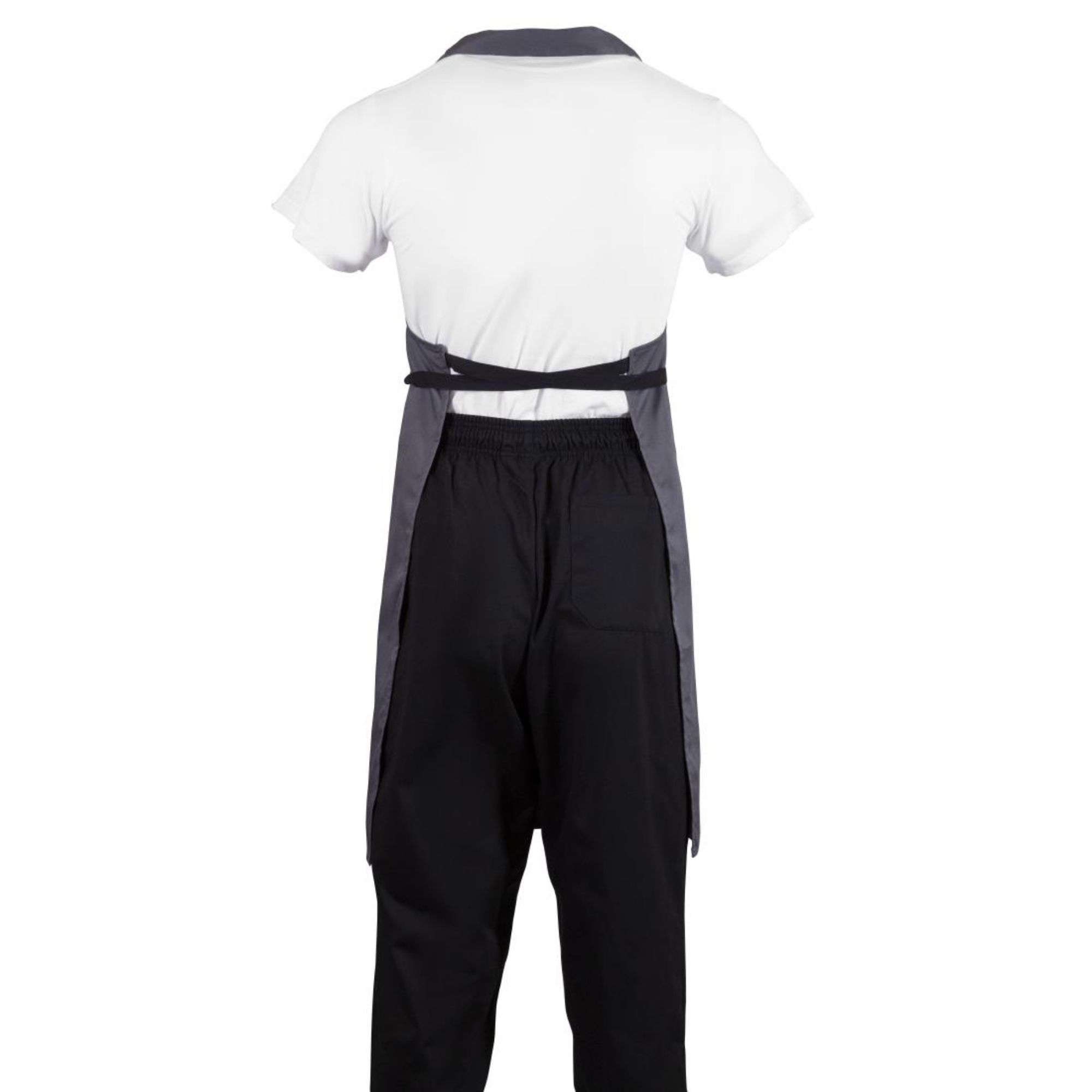 Picture of Whites Polycotton Bib Apron Charcoal