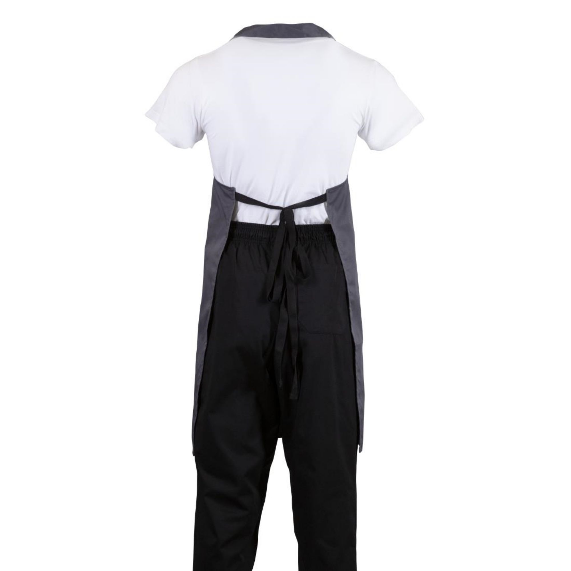 Picture of Whites Polycotton Bib Apron Charcoal