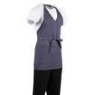 Picture of Whites V Neck Service Apron Charcoal