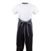 Picture of Whites V Neck Service Apron Charcoal