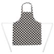 Picture of Whites Childrens Bib Apron Big Black and White Check