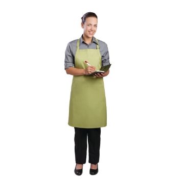Picture of Chef Works Bib Apron Lime
