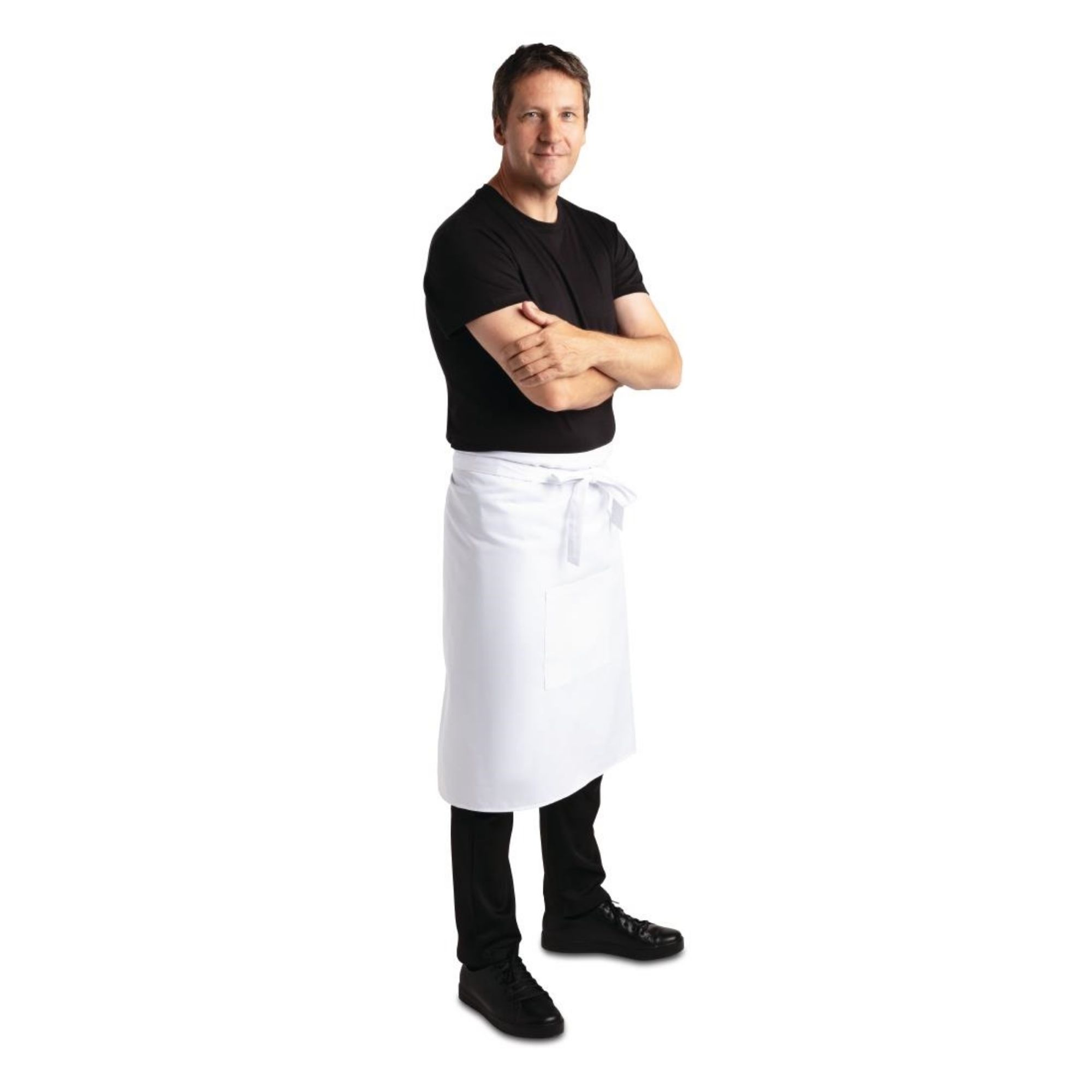Picture of Regular Bistro Apron White
