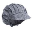 Picture of Whites Peaked Unisex Hat Blue and White Check