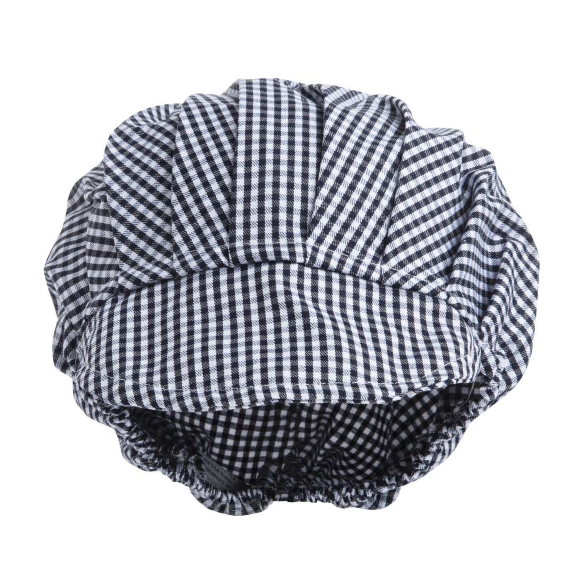 Picture of Whites Peaked Unisex Hat Blue and White Check