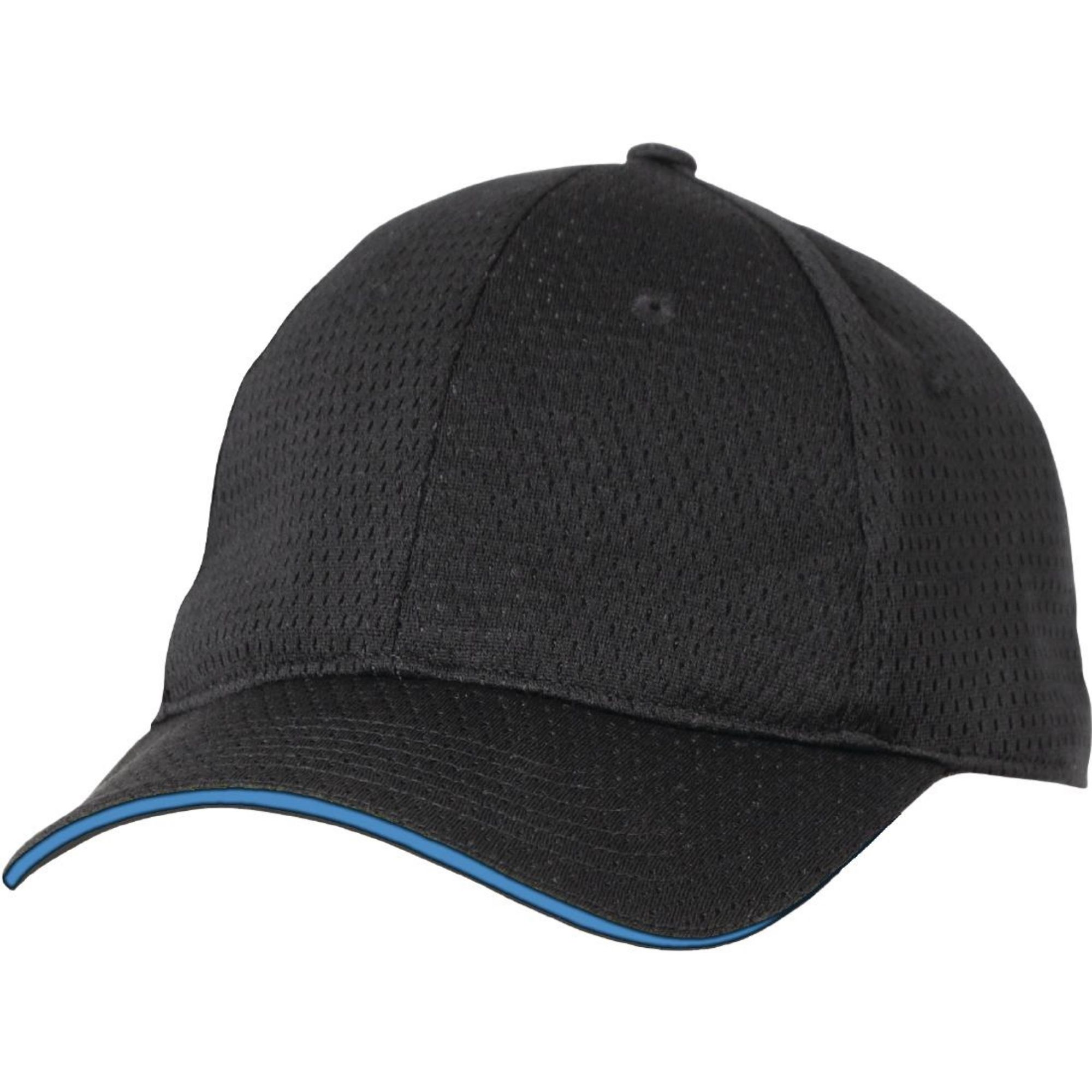Picture of Chef Works Cool Vent Baseball Cap Black with Blue