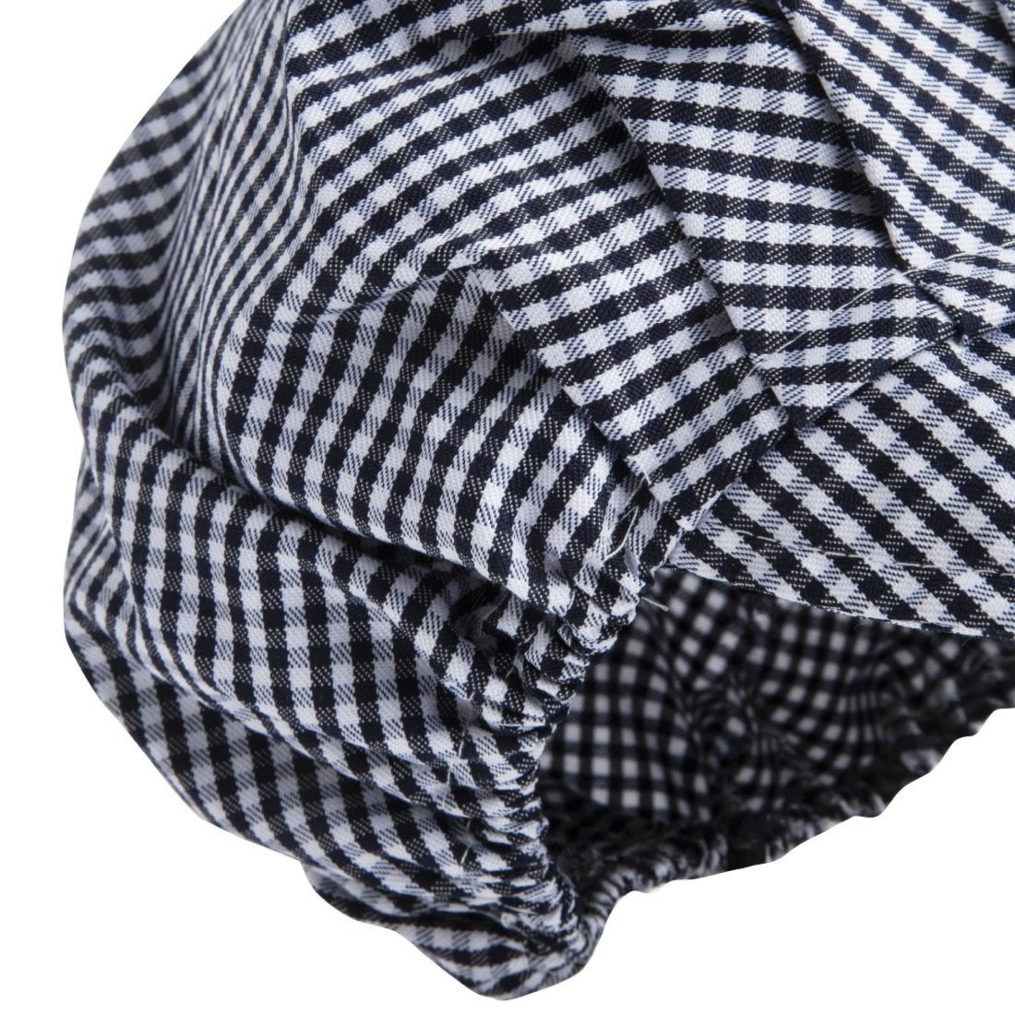 Picture of Whites Peaked Unisex Hat Blue and White Check