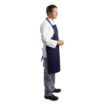 Picture of Whites Bib Apron Navy Blue