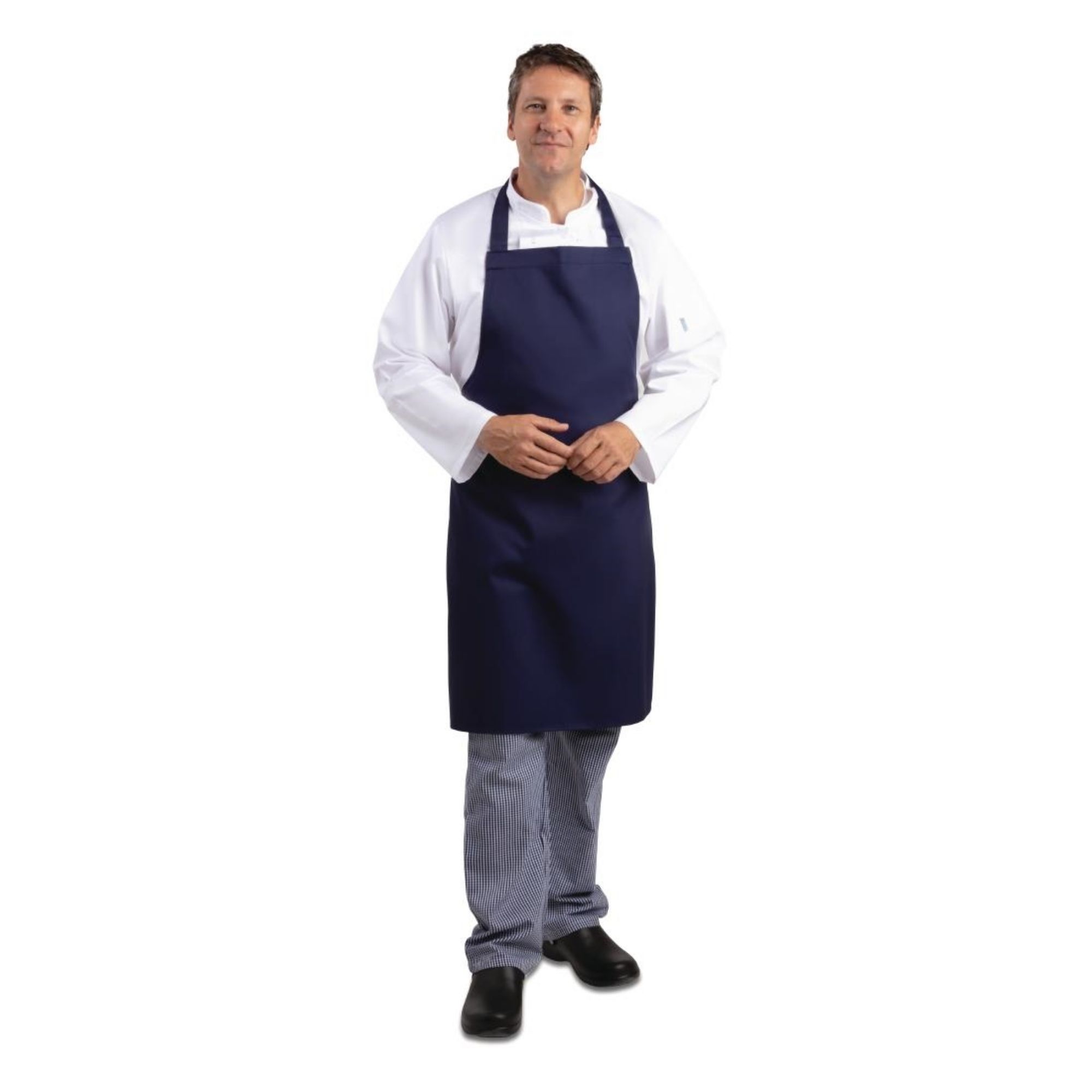 Picture of Whites Bib Apron Navy Blue