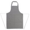 Picture of Whites Bib Apron Black and White Check