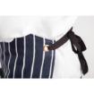 Picture of Whites Butchers Apron Navy Stripe with Pocket
