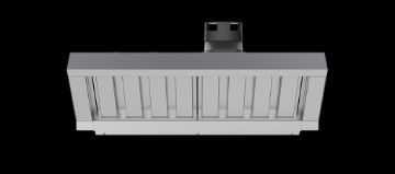 Picture of Unox Air extraction system for electric ovens Ventless hood