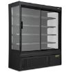 Picture of Blizzard BTD200BK-GD Black Tiered Display With Sliding Glass Doors - BTD200BK-GD